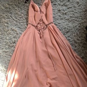 Amelia couture pink prom dress